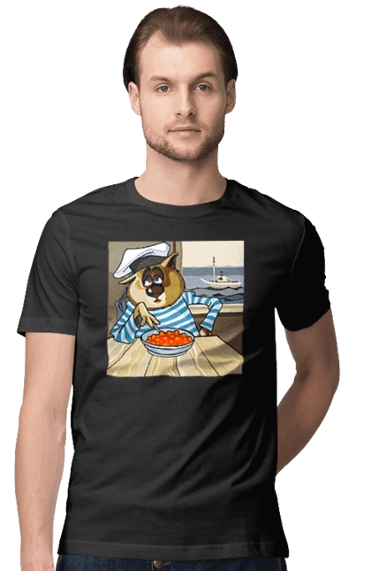 Cat Sailor, On The Ship Eats Red Caviar