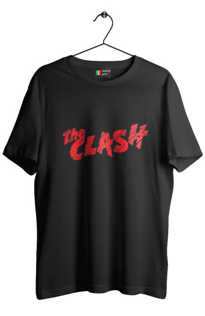 Футболка чоловіча з принтом "The Clash". Clash, група, даб, музика, панк, панк рок, реггей, рок, рок н ролл. 2070702