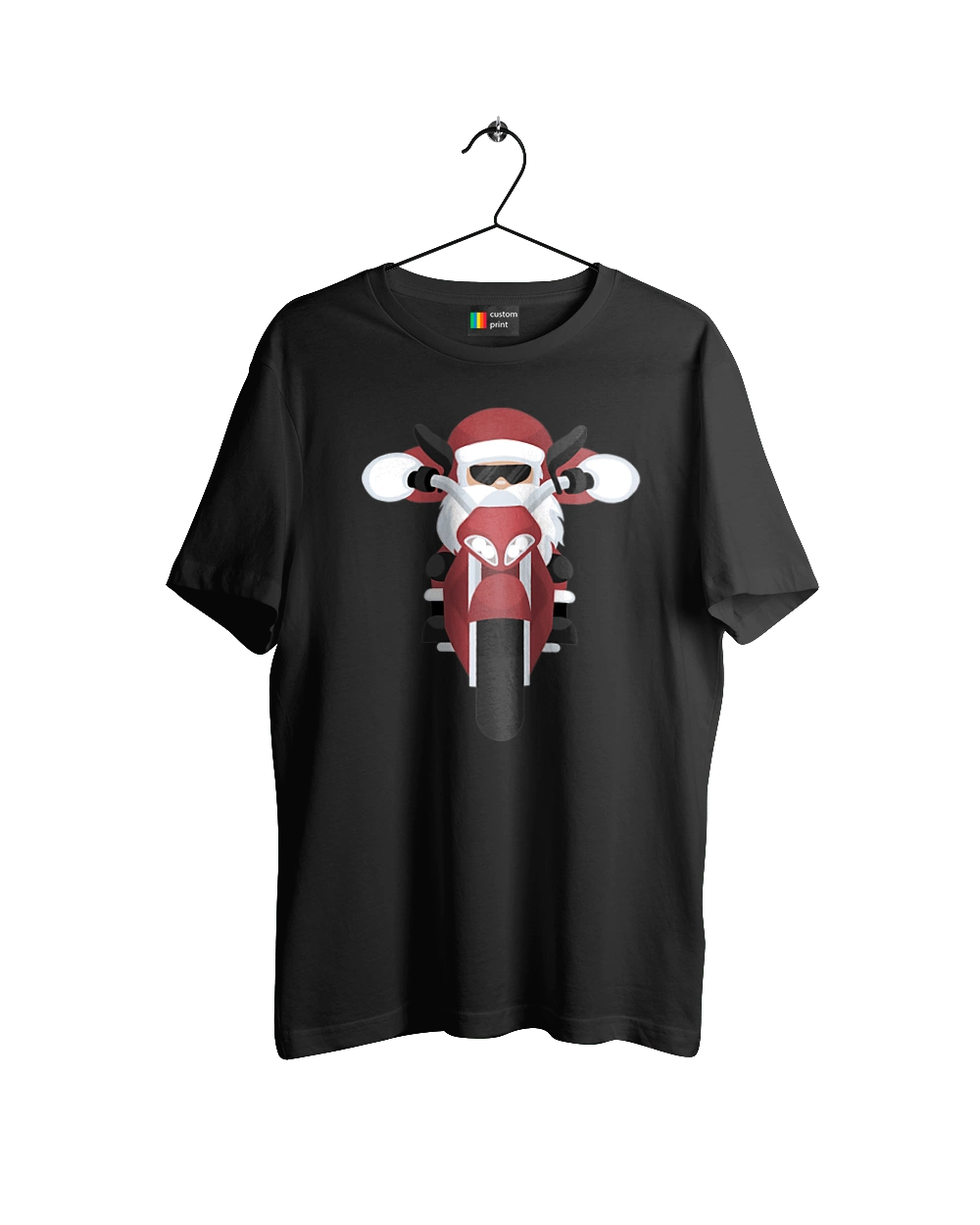 Santa on a motorcycle