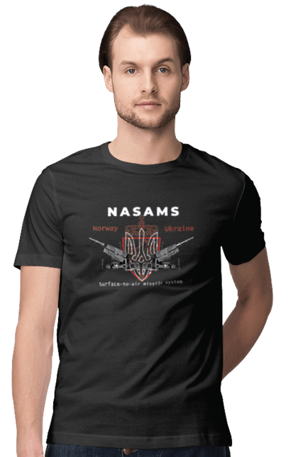Men`s t-shirt with prints NASAMS. Howitzer, nasams, suzanne, zaluzhny, zuzana. 2070702