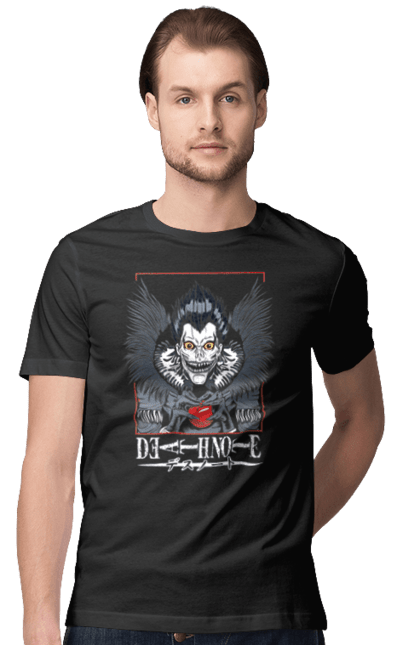 Men's t-shirt with prints Death note Ryuk. Anime, death note, god of death, kira, manga, ryuk, shinigami. 2070702