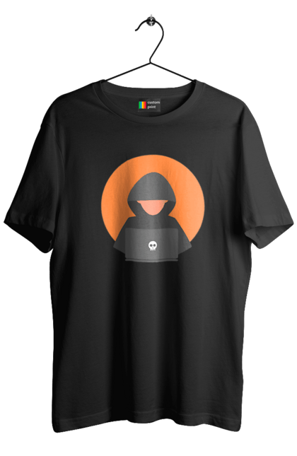 Футболка чоловіча з принтом "Я програміст". Angular, c, css, html, it, javascript, jquery, php, python, react, svelt, vue, айтишник, айті, гумор, код, кодувати, прогер, програміст, програмісти, ти ж, ти ж програміст, тиж програміст. 2070702