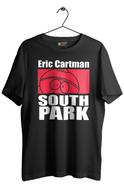 Men's t-shirt with prints South Park Cartman. Cartman, cartoon series, eric cartman, south park. 2070702