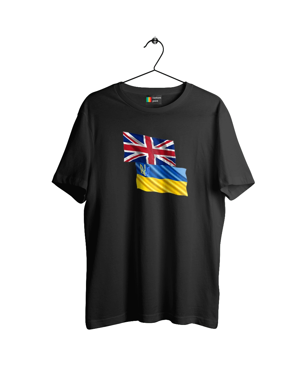 Flag United Kingdom, Flag Ukraine, Support Ukraine