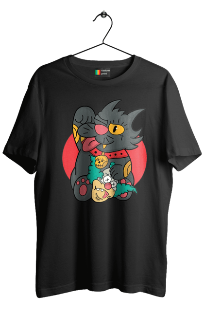 Men`s t-shirt with prints The Simpsons Krusty the Clown. Clown, krusty, krusty the clown, simpsons. 2070702