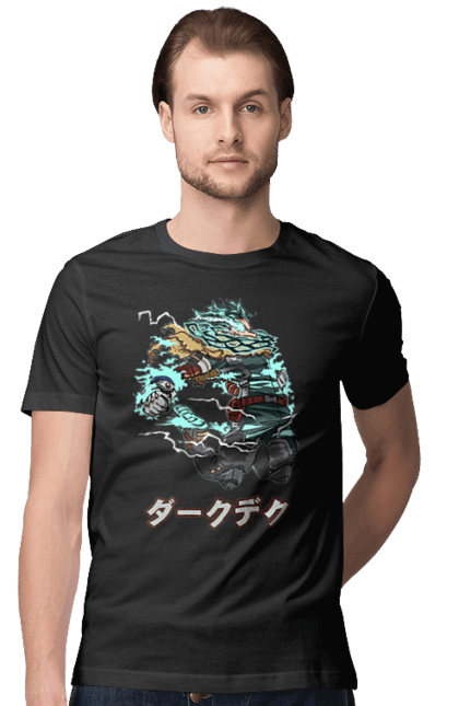 Men's t-shirt with prints My hero academy Midoriya. Anime, izuku, manga, midoriya, midoriya izuku, my hero academia, my hero academy. 2070702