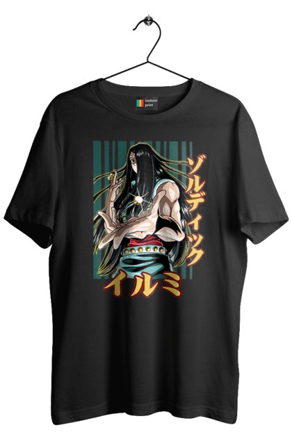 Men's t-shirt with prints Hunter × Hunter Illumi Zoldyck. Anime, hunter, hunter × hunter, hunter hunter, illumi, illumi zoldyck, manga, zoldyck. 2070702