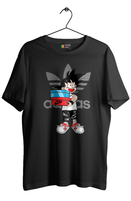 Футболка мужская с принтом Adidas Сон Гоку. Adidas, anime, dragon ball, son goku, адидас, аниме, гоку, жемчуг дракона, манга, сон гоку. 2070702