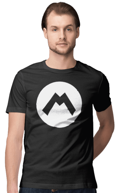 Men's t-shirt with prints Mario. Character, game, mario, mario bros, nintendo. 2070702