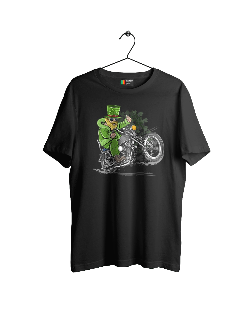 Patrick On A Motorcycle