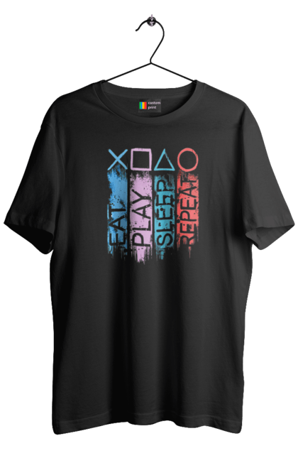 Футболка чоловіча з принтом "Геймпад". Playstation, sony, геймпад, гра, джостик. 2070702