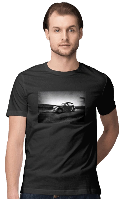 Ретро машина чб