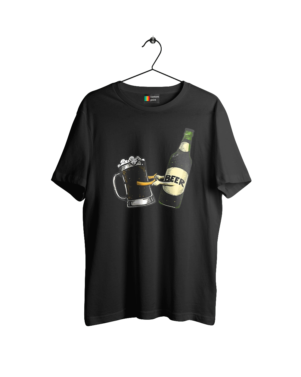 Bottle Of Beer With A Glass Of Beer