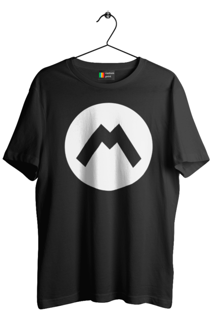 Men's t-shirt with prints Mario. Character, game, mario, mario bros, nintendo. 2070702