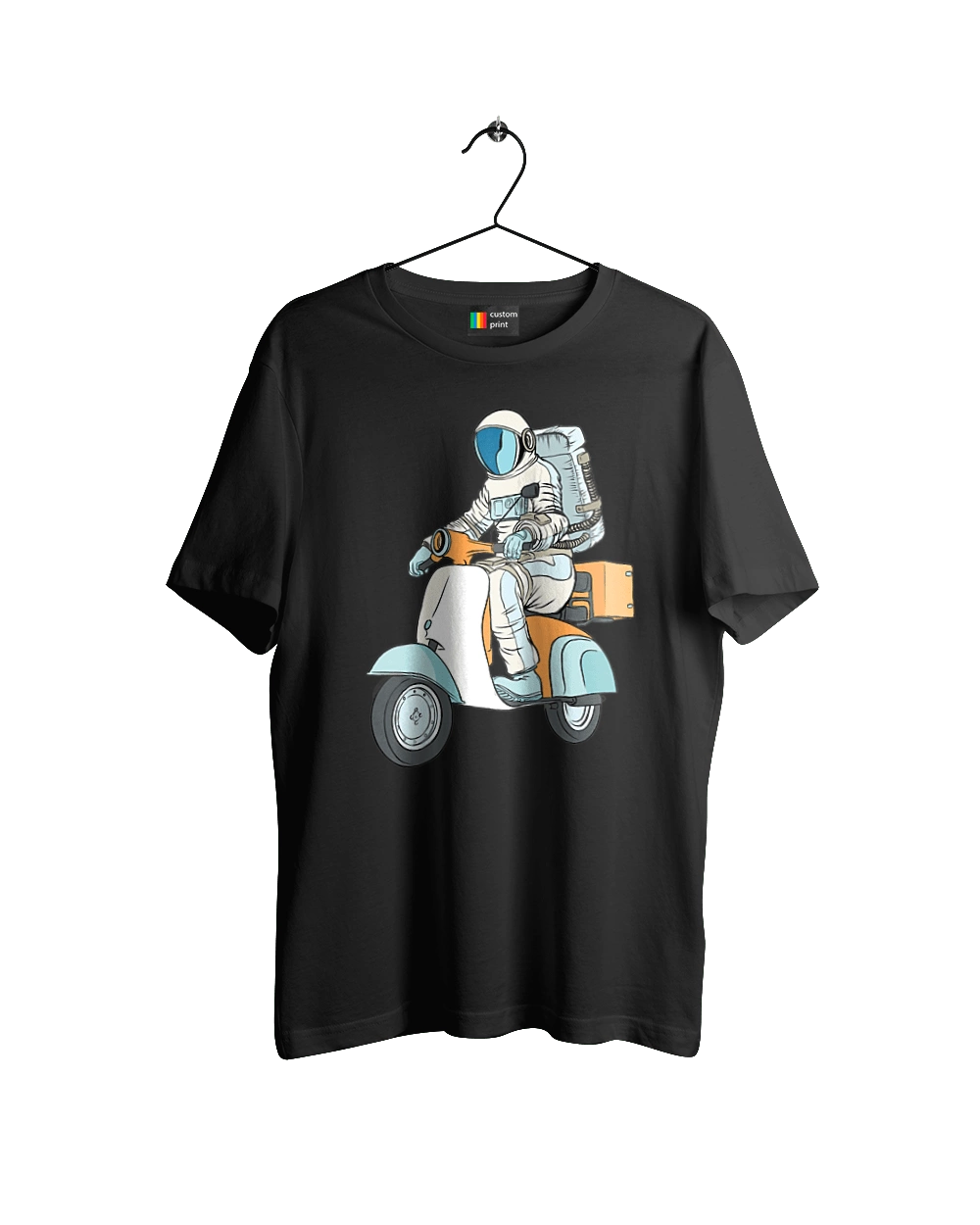 Космонавт на мотоциклі