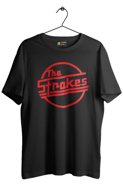 Футболка мужская с принтом The Strokes. Strokes, альтернативный рок, гаражный рок, группа, инди, инди-рок, музыка, постпанк-ривайвл, рок. 2070702