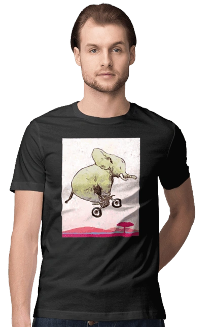 Elephant On A Motorcycle