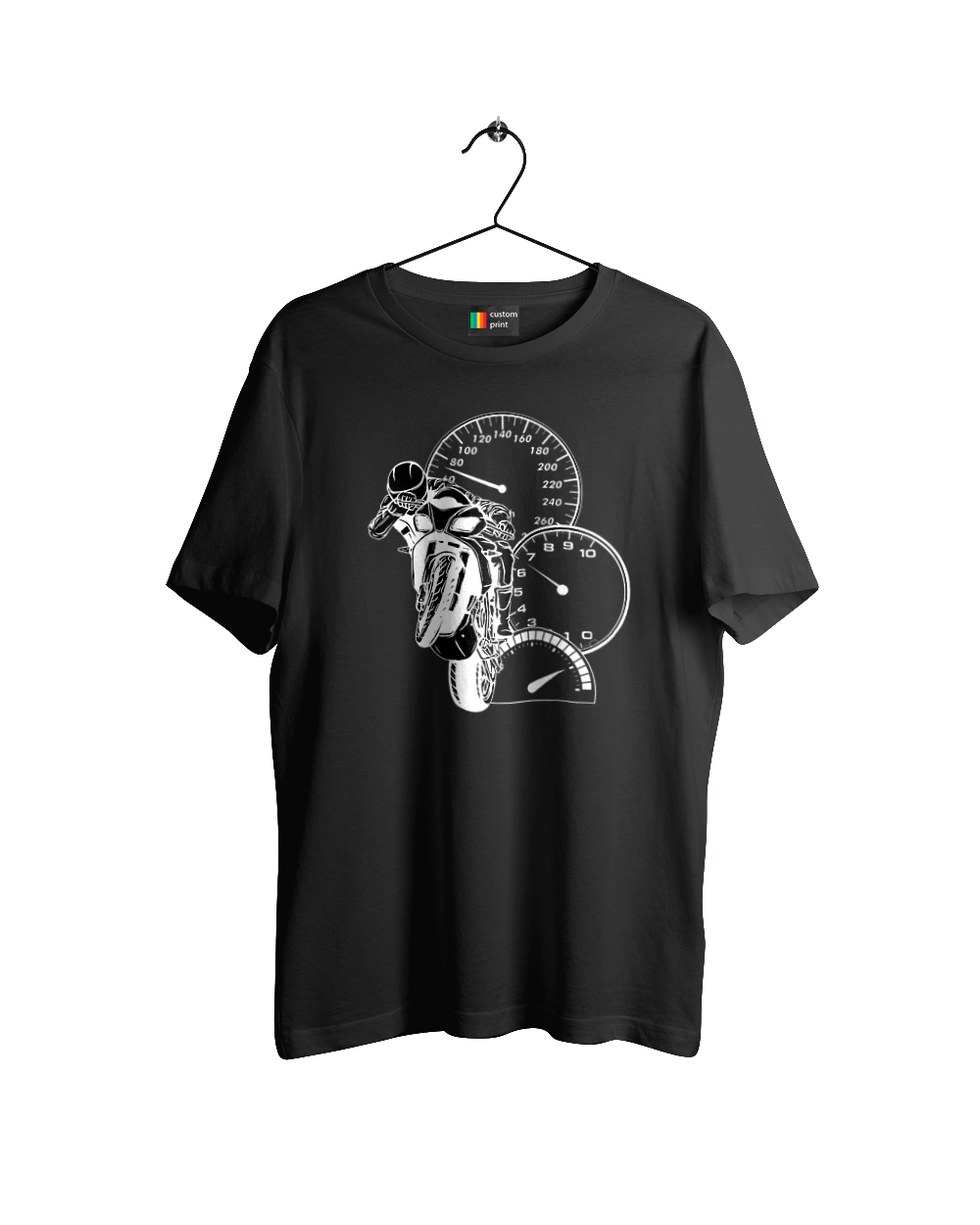 Motorcycle And Speed White