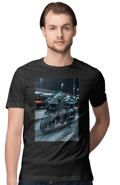 Футболка чоловіча з принтом "Мото цитаты". Байк, мото, спорт, цитаты. 2070702