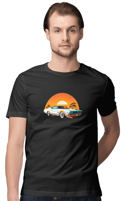 Гарне авто на закаті