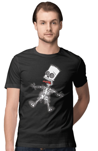 Men's t-shirt in black with 