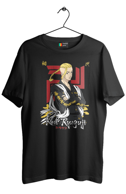 Men's t-shirt with prints Tokyo Revengers Draken. Anime, draken, ken ryuguji, ken-chin, manga, serial, tokyo manji gang, tokyo revengers. 2070702