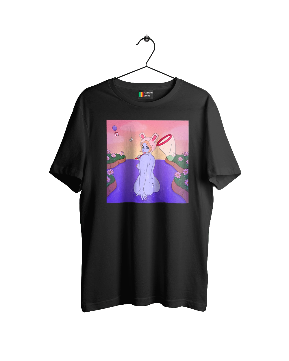 Purple Girl On The Hunt