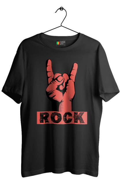 Футболка чоловіча з принтом "Рок". Метал, рамштайн, рок, хард рок, хеви метал. CustomPrint.market