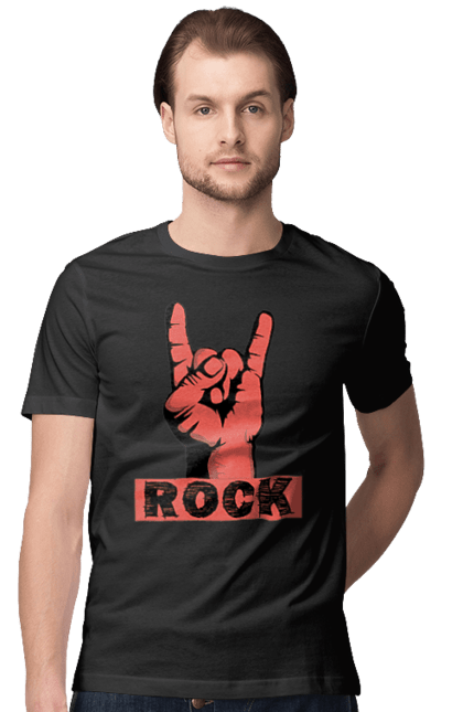 Футболка чоловіча з принтом "Рок". Метал, рамштайн, рок, хард рок, хеви метал. CustomPrint.market