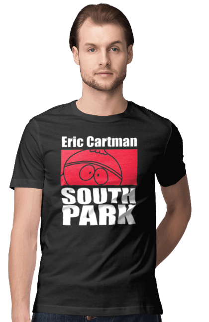 Men's t-shirt with prints South Park Cartman. Cartman, cartoon series, eric cartman, south park. 2070702