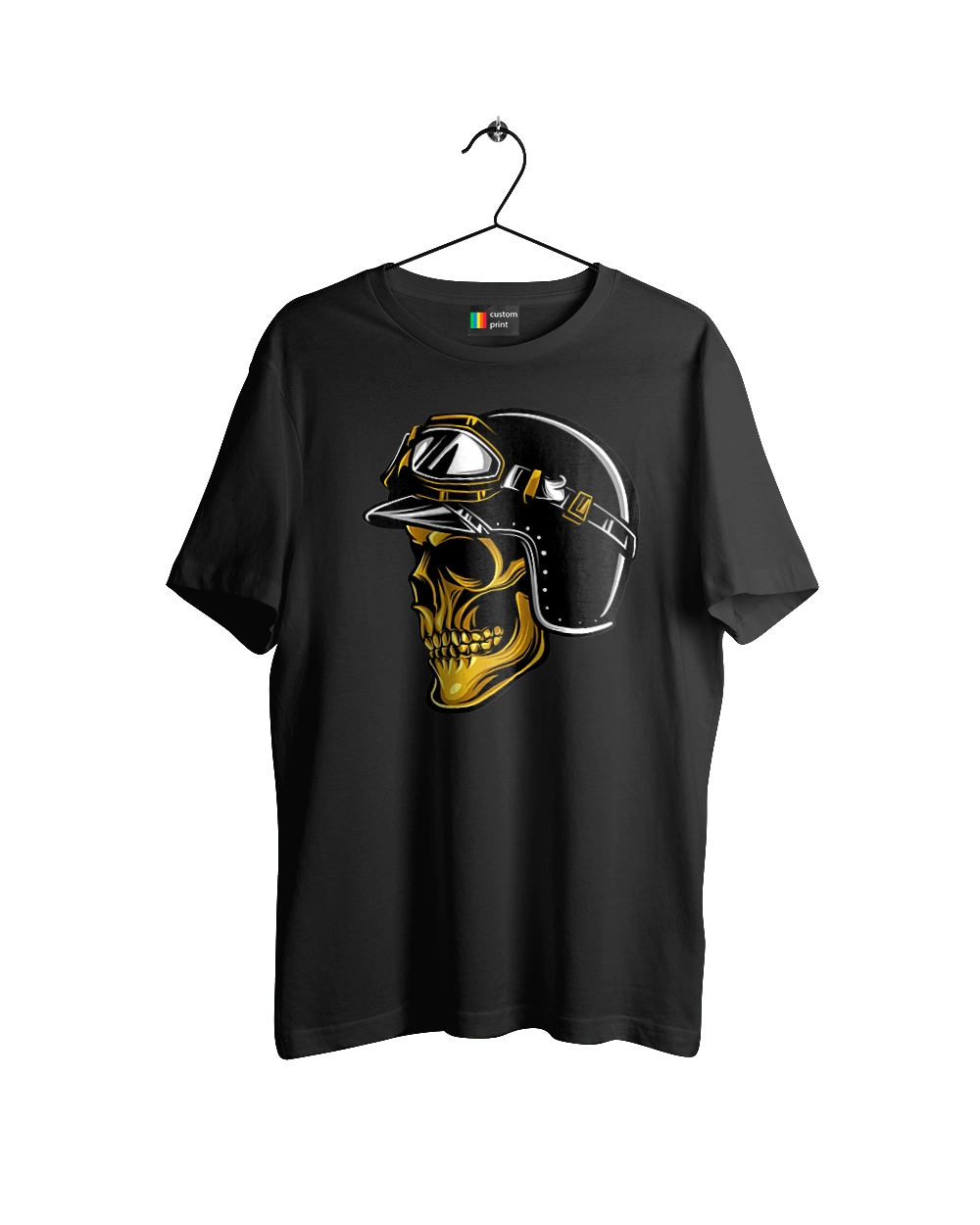 Череп в мотошоломі