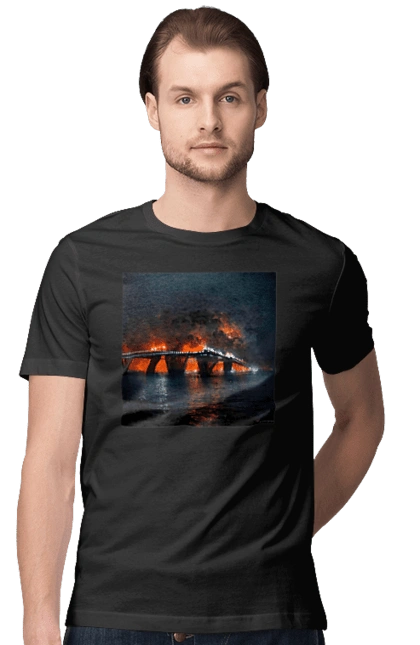 The Crimean bridge is on fire