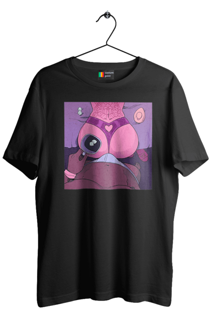 Футболка чоловіча з принтом "Ранкова Кава З Жопкою". Гола, жопа, кава, труси. 2070702