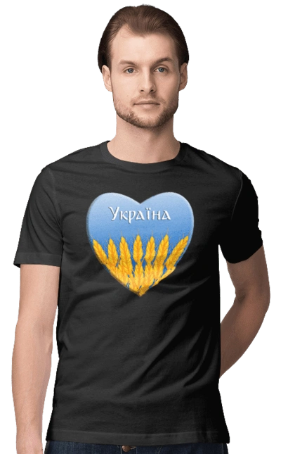 Серце з колосками Україна