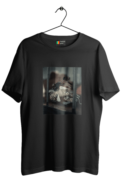 Футболка чоловіча з принтом "Мото". Байк, дорога, мото, сила, швидкість. 2070702