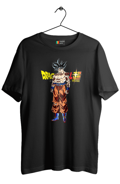 Men's t-shirt with prints Dragon Ball Son Goku. Anime, dragon ball, goku, manga, son goku, tv series. 2070702