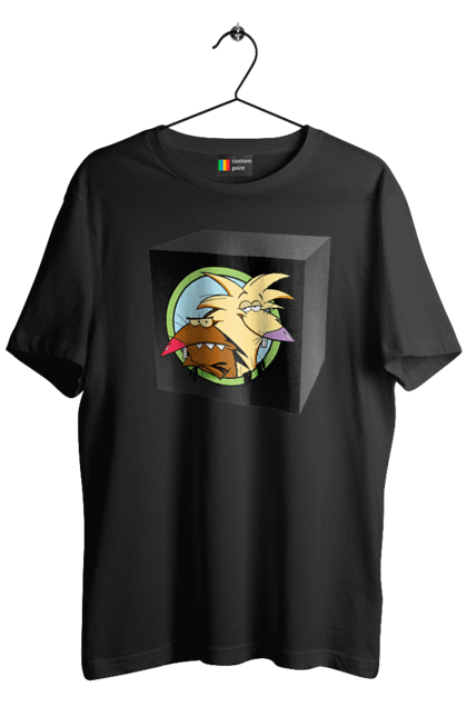 Футболка чоловіча з принтом "Black Box". Black box, бобер, боєприпас, коробка, повернись живим. 2070702