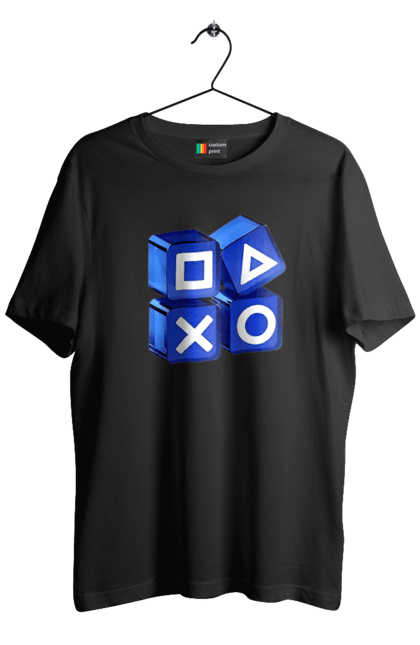 Футболка чоловіча з принтом "Геймпад". Playstation, sony, геймпад, гра, джостик. 2070702