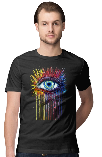 Красочно Течет Глаз