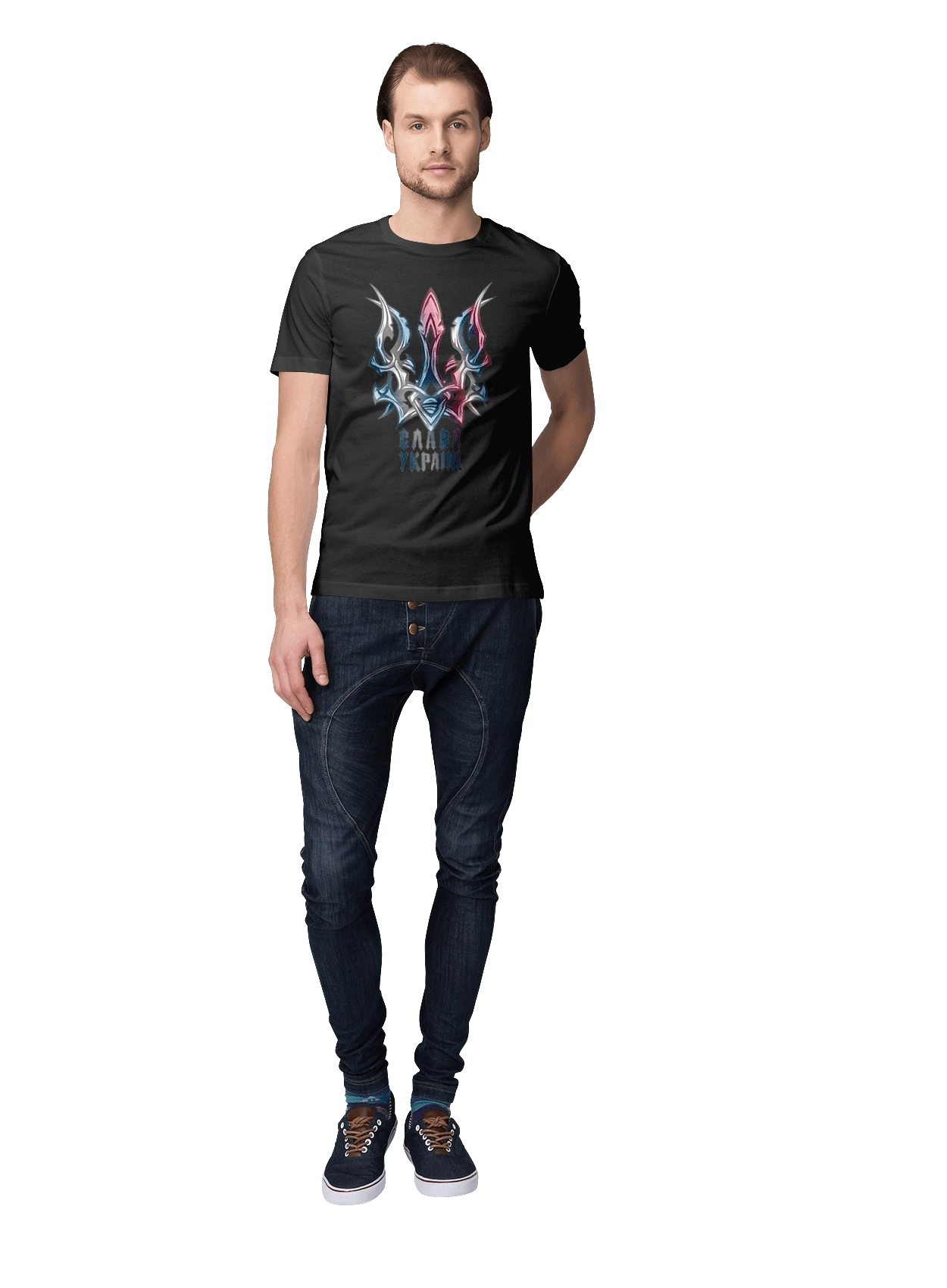 Тризуб слава Україні кольоровий