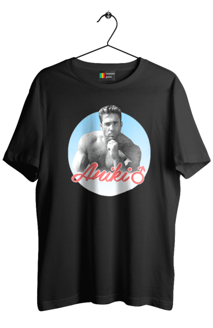 Футболка чоловіча з принтом "Біллі Херрінгтон". Аніки, біллі, біллі херрінгтон, гачі, гачімучі, гумор, прикольна, херрінгтон. 2070702