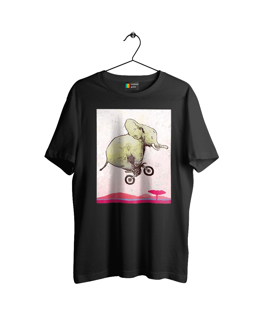 Elephant On A Motorcycle