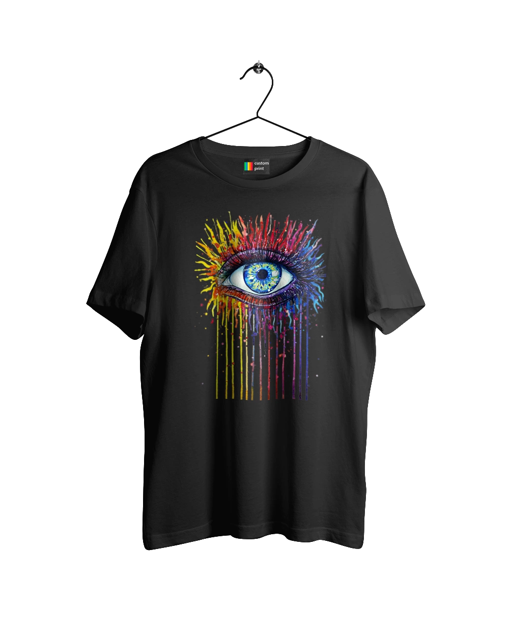 Красочно Течет Глаз