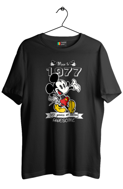 Футболка мужская с принтом Микки Маус. Mickey mouse, дисней, микки, микки маус, мультфильм. 2070702