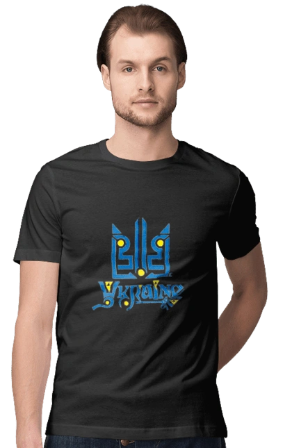 Україна та тризуб темний фон