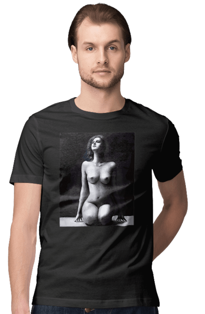 Футболка чоловіча з принтом "Краса тіла". Вигини жіночого тіла, грація тіла, груди, жіноче тіло, жіночі груди, краса тіла. 2070702