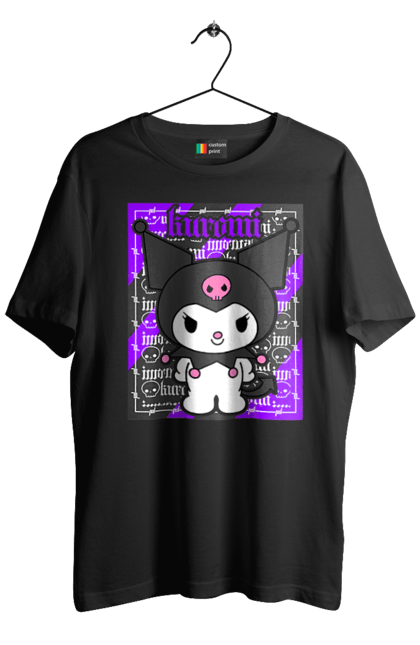 Футболка мужская с принтом Хелло Китти Куроми. Hello kitty, аниме, куроми, моя мелодия, персонаж, санрио, хелло китти. 2070702