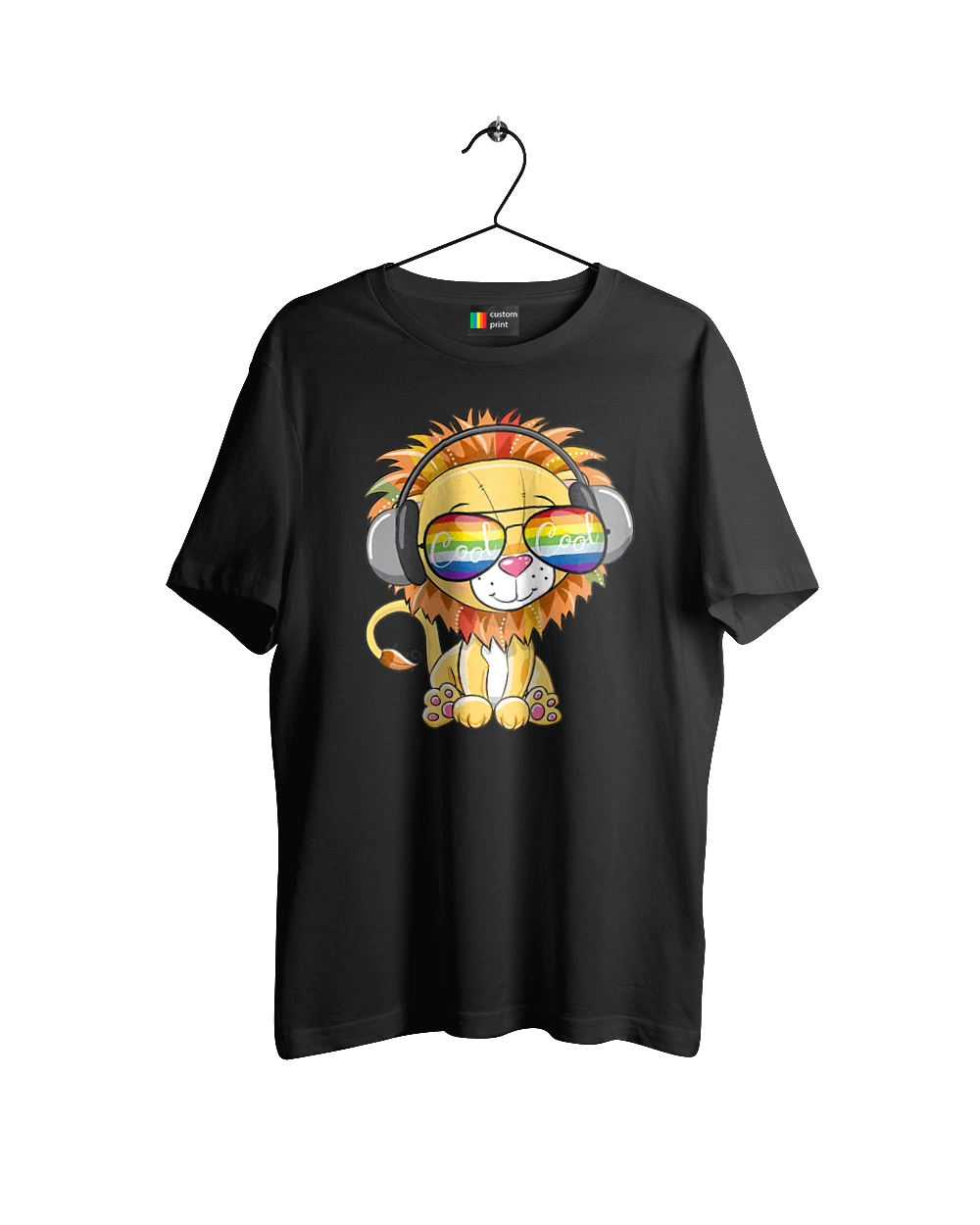 Львенок В Очках И Наушниках