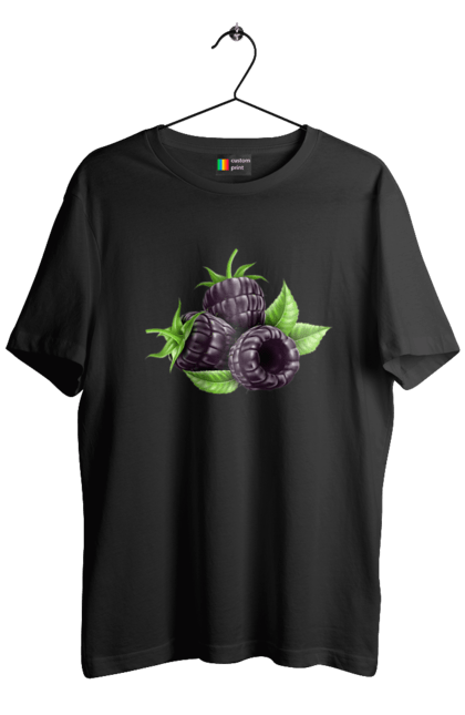 Футболка чоловіча з принтом "Ожина". Ожина, ягода. 2070702