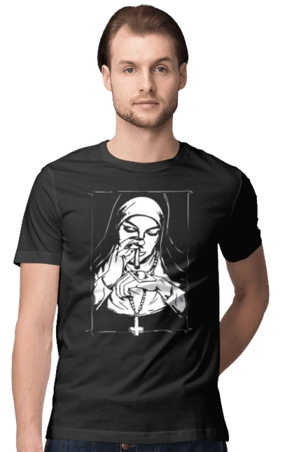 Монашка нюхає порошок